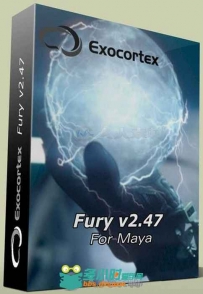 Exocortex Fury渲染器Maya插件V2.47版 Exocortex Fury v2.47 For Maya 2012 - 2015...