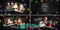 圣诞节霓虹灯相册动画AE模板 Videohive Christmas Light Slideshow 9662818