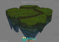 悬浮小岛3D模型