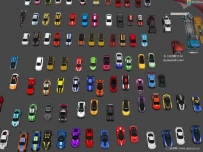 【天天飞车】全套游戏3D模型 MAX车辆场景模型文件