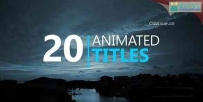 20片头动画AE模板-20 Animated Titles