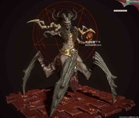 《暗黑破坏神3》角色3D模型 巴尔模型 FBX