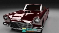 福特雷鸟1957年版汽车3D模型