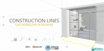 Construction Lines精确CAD建模Blender插件V0.9.6.8版