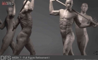 ZBrush的人物人体结构雕塑课程【十周完美教学课程】