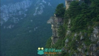 庐山风光锦绣谷悬崖峭壁美景近景到远景拍摄宣传片视频素材