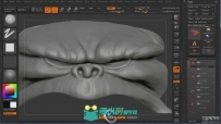 ZBrush兽人头像制作视频教程第三季 3DMotive Orc Head in ZBrush vol.3