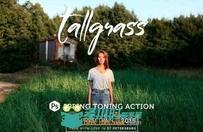 高草丛人物照片调色PS动作Tallgrass Photoshop Action 238324