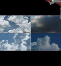 快速流动的云-高清素材Timelapse CloudsAE模板