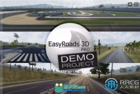 3D道路演示项目地形工具Unity游戏素材资源