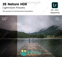 [LR预设] 26组自然风景HDR后期调色艺术LR预设