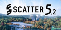 Scatter绿色草木环境生态分布Blender插件V5.2版
