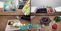 儿童生日快乐相册动画AE模板
