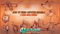 《如何绘制卡通动物角色视频教程》ToonboxStudio How to Draw Cartoon Animal Char...