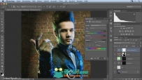 《Photoshop人物肖像润色教程》video2brain Photoshop Practice for photographers...