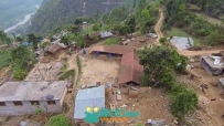 地震灾难后倒坍房屋救援工作高清实拍视频素材