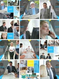 企业公司业绩业务宣传动画AE模板 Videohive Clean Corporate Multi Video Slidesho...