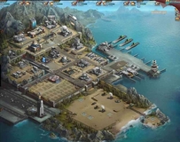 游戏地图素材PSD 军事策略游戏【我的使命】主城地图设计