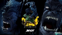 野兽Beast超级英雄《X战警》动漫角色雕塑3D打印模型