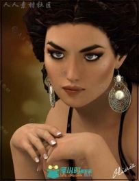 美丽性感的异国女王角色3D模型合辑