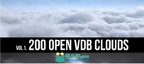 体积云模型素材 Open VDB Clouds Vol.1