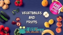 蔬菜水果平面展示PSD模板Fruits_Psd
