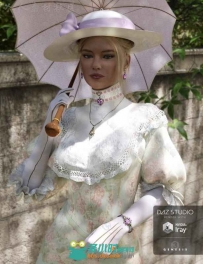 爱德华七世女士美丽的衣柜3D模型合辑