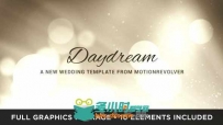 梦幻白色婚礼相册动画AE模板 Videohive Daydream Wedding 7516645 Project for Aft...