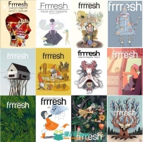 Frrresh视觉艺术平面设计杂志素材1-38PDF电子版插画素材设计合集
