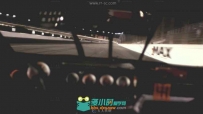 赛车过程快速行驶实拍视频素材