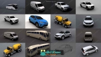 福特猛禽丰田Rav4等品牌汽车3D模型合集