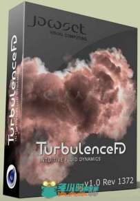 TurbulenceFD流体粒子模拟特效C4D插件V1.0 1372版 Jawset TurbulenceFD v1.0 Rev13...