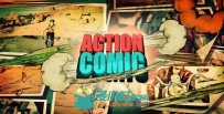 炫酷史诗卡通连环画展示影视片头AE模板 Videohive Action Comic 10190279