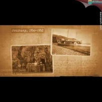 复古风格历史纪录片回忆照片动画制作AE模板