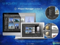 3d-kstudio Project Manager项目源文件管理3dsmax插件V3.20.25
