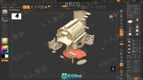 ZBrush游戏房屋概念艺术数字雕刻制作视频教程