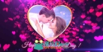 情人节玫瑰爱心包装动画AE模板 Videohive Valentine Slideshow 14467151