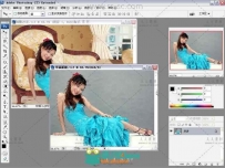 Photoshop时尚杂志婚纱设计视频教程