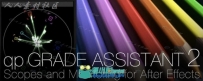 强大且适用的色彩示波器助手AE插件 Aescripts qp Grade Assistant ...
