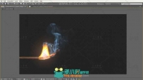 Maya模拟燃烧的火柴效果视频教程
