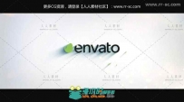 简单创意优雅企业标志展示Logo演绎AE模板