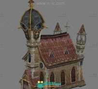 龙之谷的教堂3D模型