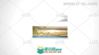 简单平滑的页面翻转标志展示Logo演绎AE模板 Videohive Page Flip Logo