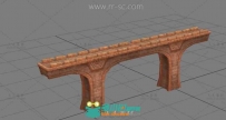 中世纪砖桥3D模型