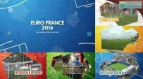 欧洲足球体育赛事宣传片足球比赛类节目AE模板