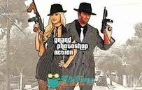 GTA超级游戏风格特效PS动作 Graphicriver Grand Photoshop Action 11341606