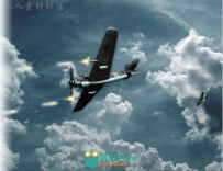德国二战飞机空中汽车模型Unity3D素材资源
