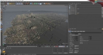 C4D大型城市3D场景工程源文件 带贴图（附赠PSD）