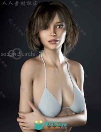 肤白貌美的女性3D模型合辑
