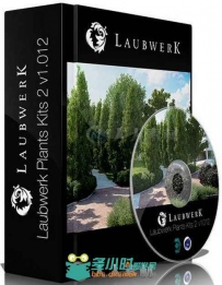 Laubwerk Plants Kit 2真实植物场景C4D与3dsmax插件V1.012版 Laubwerk Plants Kit ...